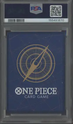 2025 One Piece OP12 EN Marshall D Teach 3rd Anniversary Gold PSA 10 GEM MINT - Image 2