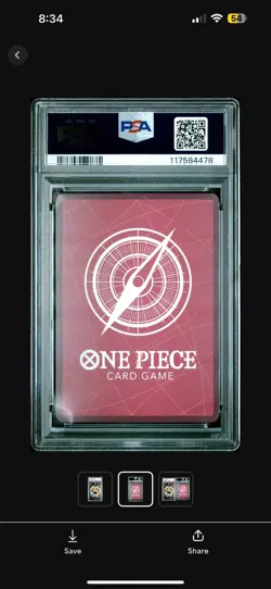 Monkey D Luffy ONE PIECE Matchday Promo ST13-003 BVB Borussia Dortmund PSA 10 - Image 4
