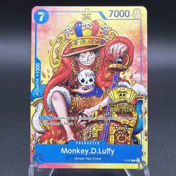 Monkey.D.Luffy (2nd Anniversary Stamped Promo) P-043 - One Piece TCG - English - Image 1