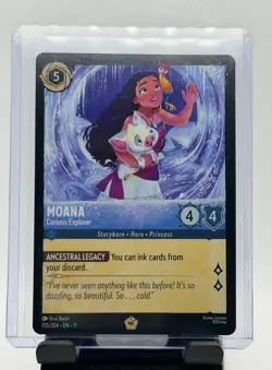 Moana Curious Explorer 155/204 Legendary Winterspell Disney Lorcana NM - Image 1
