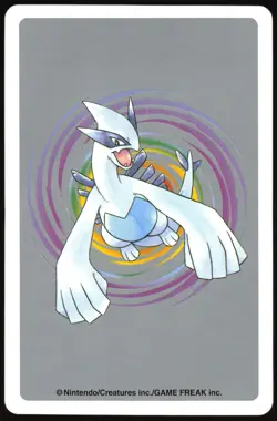 MURKROW NO. 198 10 OF SPADES POKEMON SILVER POKER CARD JAPANESE 1999 - Image 3