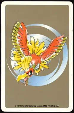 CLEFABLE NO. 036 8 OF HEARTS GOLD POKEMON POKER CARD JAPANESE GOLD 1999 - Image 3