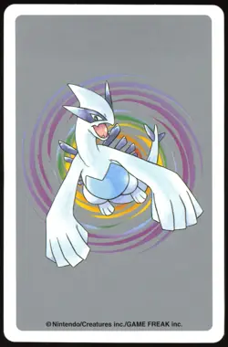 GOLBAT NO. 042 3 OF SPADES POKEMON SILVER POKER CARD JAPANESE 1999 - Image 3