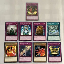 Lot of 8 Yugioh Pharaohs Servant Set Cards PSV-EN Commons and Uncommons & Rare - Image 1