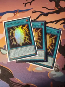 Yugioh - 3x Ancient Chant - Ultra Rare - 1st Edition MZMI-EN069 Playset - Image 1