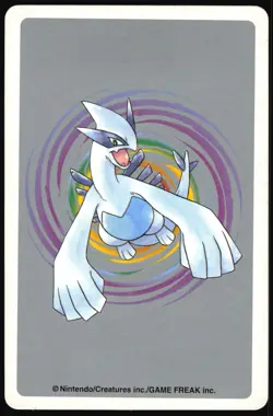 CLEFABLE NO. 036 8 OF HEARTS POKEMON SILVER POKER CARD JAPANESE 1999 - Image 3