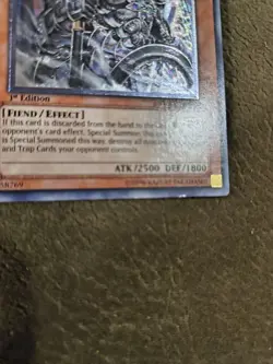 Yugioh Reign-Beaux Overlord of Dark World STON-EN017 Ultimate Rare 1st Edition - Image 2