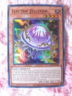 Yu-Gi-Oh! - Electric Jellyfish 2022 LED9-EN019 Super Rare 1st Edition - Image 1