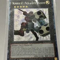 Yugioh! TCG - Number 67: Pair-a-Dice Smasher - Collector’s Rare - JUSH-EN058 - Image 2