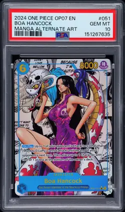 2024 ONE PIECE OP07-500 YEARS IN THE FUTURE #051 BOA HANCOCK PSA 10 - Image 1