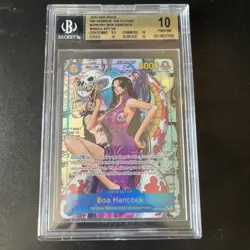 BGS 10 Boa Hancock English Manga Alt Art OP07-051 One Piece TCG - Image 1