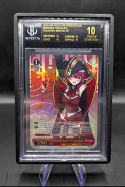 2022 WEISS SCHWARZ HOLOLIVE PRODUCTION HOUSHOU MARINE BGS Black Label - Image 1