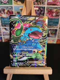Pokemon Cards Venusaur EX XY123 Ultra Rare Black Star Promo - Image 1