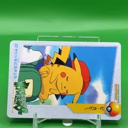 Pikachu Pokemon Card Bandai Japanese Japan Nintendo Anime Collection F/S - Image 2