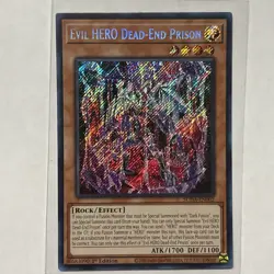 Yugioh! Evil HERO Dead-End Prison - SUDA-EN002 - Secret Rare - 1st Edition Near - Image 1