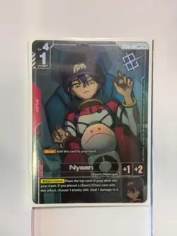[Winner] GD03-092 Nyaan U+ Gundam TCG Card Game Alternate Art Bandai - Image 1