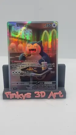 mc d snorlax Pokemon card ( Fan Art) Crd1835 - Image 1