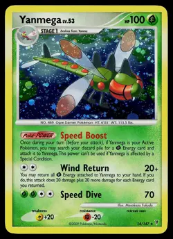 Pokemon Card - Yanmega Supreme Victors 14/147 Holo Rare - Image 1