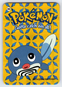 Poliwag #060 Pokemon Vending Prism Holo Sticker Card Nintendo Authentic - Nm - Image 1