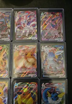 Eeveelution Vmax 9 Card Complete Set Pokemon Evolving Skies NM Umbreon Eevee - Image 4