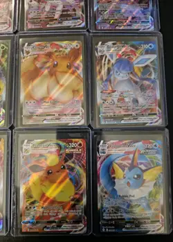 Eeveelution Vmax 9 Card Complete Set Pokemon Evolving Skies NM Umbreon Eevee - Image 5