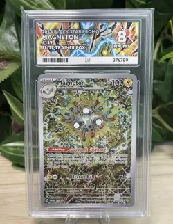 ACE 8 Magneton 159 Black Star Promo ETB Pokemon Card - Image 1