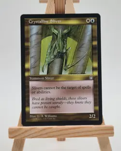 Crystalline Sliver Stronghold Magic Karte MTG englisch (Kristalliner Remasuri) - Image 1