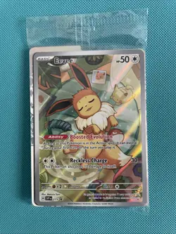 Pokemon TCG Eevee 173 Holo Promo Prismatic Evolutions ETB Sealed Card - Image 1