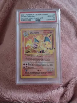 Pokemon TCG Celebrations Charizard 4/102 Classic Collection PSA 10 - Image 1