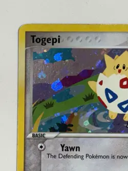 Pokemon TCG Togepi 50/109 Team Rocket Returns Reverse Holo Stamped - Image 2