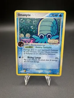 Pokemon Omanyte 60/92 EX Legend Maker STAMPED Reverse Holo LP/MP - Image 1