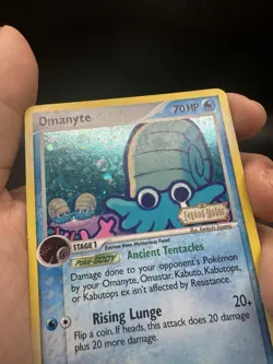 Pokemon Omanyte 60/92 EX Legend Maker STAMPED Reverse Holo LP/MP - Image 3
