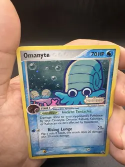 Pokemon Omanyte 60/92 EX Legend Maker STAMPED Reverse Holo LP/MP - Image 4