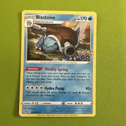 HOLO BLASTOISE RARE HOLO 017/078 NM POKEMON - Image 1