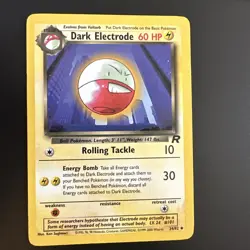 Dark Electrode 34/82 Pokemon TCG Team Rocket Set (1999-2000) Uncommon NM - Image 1
