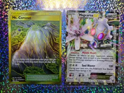 Pokemon TCG: Secret Rare SV89/SV94 Mt. Coronet; Steam Siege 75/114 Magearna EX - Image 1