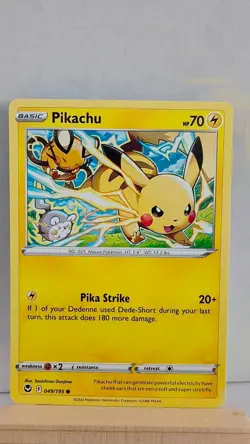 Pikachu [LP] - Pokemon TCG Silver Tempest 049/195 [Common] - Image 1