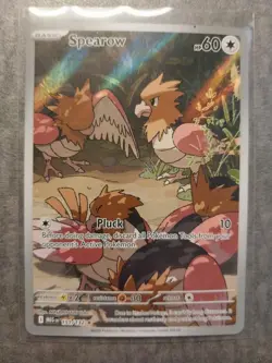 SPEAROW 151/132 ILLUSTRATION RARE MEGA EVOLUTION POKEMON HOLO NM - Image 2
