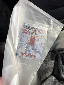 One Piece Monkey.D.Luffy College Basketball US Voyage Promo Card Luffy Rutgers - Image 2