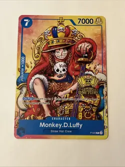 Monkey D. Luffy P-043 2nd Anniversary Stamped Promo English - Image 1