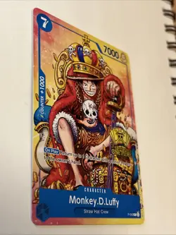 Monkey D. Luffy P-043 2nd Anniversary Stamped Promo English - Image 2