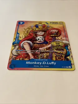 Monkey D. Luffy P-043 2nd Anniversary Stamped Promo English - Image 3