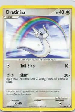 Dratini Legends Awakened 91/146 - Pokemon TCG (Tape On Card) - Image 1