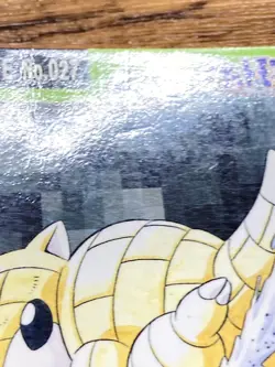 Pokemon Carddass Card Sandshrew File No.27 Bandai Pocket Monsters 1997 Japan - Image 5