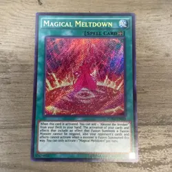 ✨ Magical Meltdown FUEN-EN034 1st Ed Secret Rare Yu-Gi-Oh! NM 🔮 - Image 1