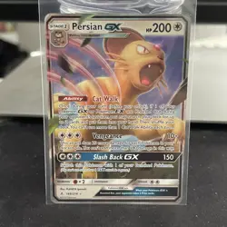 Pokemon Persian GX 149/214 Sm-Unbroken Bonds Ultra Rare Full Art Holo Card - Image 1