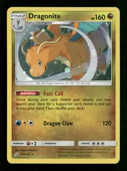 Dragonite Miscellaneous Cards & Products 119/181 Cosmos Holo Pokemon NM Mizutani - Image 1