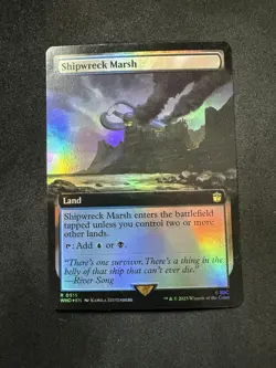 MTG Shipwreck Marsh #0515 Foil Extended Art Rare UB: Doctor Who (WHO) - Image 1
