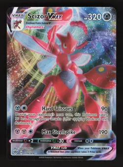 Scizor VMAX 119/189 Pokemon Darkness Ablaze Holo Card - Image 1
