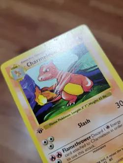 1st Edition Charmeleon Shadowless Pokemon Card 1999 Base Set 024/102 LP - Image 2